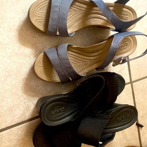 New crocs wedges